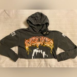 Darc Sport “Blood Thunder” Crop Hoodie